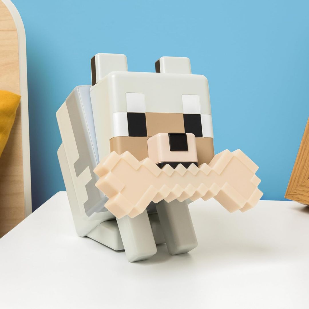 Pixel Wolf Night Light